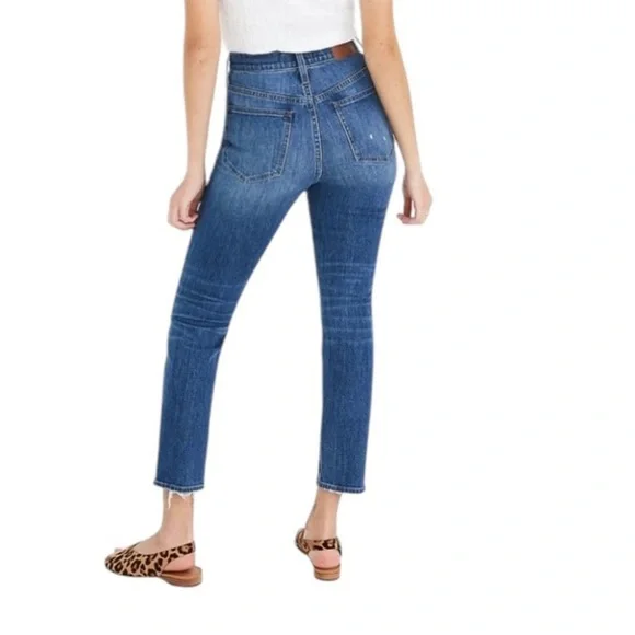 Madewell The Perfect Vintage Crop Jean ~ Women’s Raw Hem Mom Jeans ~ Size 24 - Picture 16 of 16